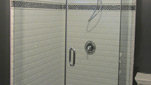 Custom built shower